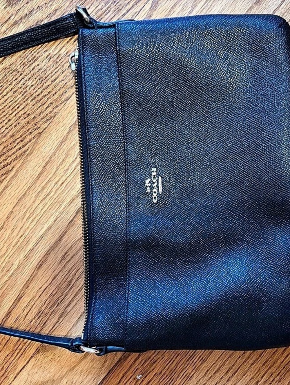 Black Coach East/West crossbody bag
